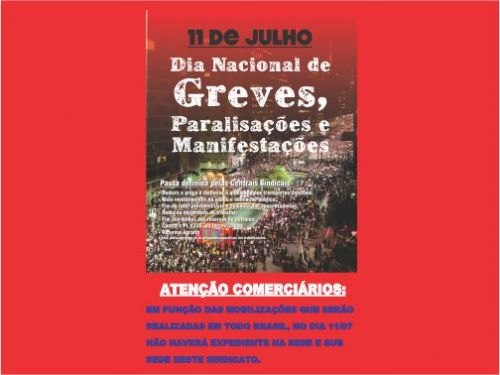 Registro da publicação: 11 DE JULHO