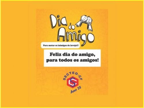 Registro da publicação: 20 DE JULHO – DIA DO AMIGO