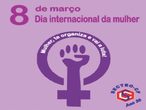 Registro da publicação: 8 de março – dia internacional da mulher