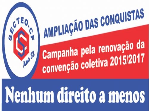 Registro da publicação: CAMPANHA PELA RENOVAÇÃO DA CONVENÇÃO COLETIVA 2015/2017