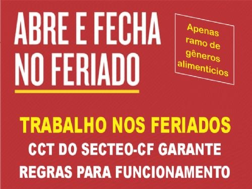 Registro da publicação: COM AVAL DA ASSEMBLEIA SECTEOCF ASSINA CCT PARA FERIADO