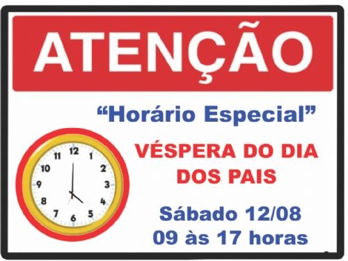 Registro da publicação: Comércio funciona até mais tarde neste sábado