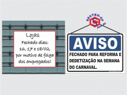 Registro da publicação: COMÉRCIO NA SEMANA DO CARNAVAL