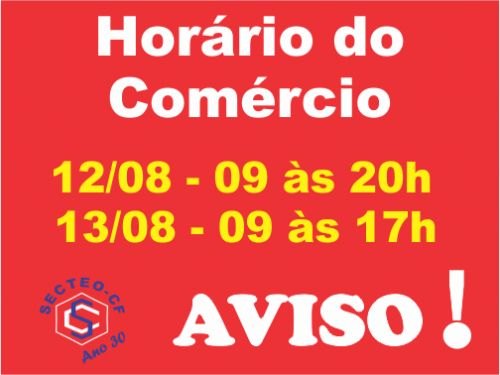 Registro da publicação: COMÉRCIO VAI FUNCIONAR ATÉ MAIS TARDE NA VÉSPERA DO DIA DOS PAIS