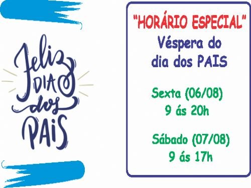 Registro da publicação: CONVENÇÃO GARANTE “HORÁRIO ESPECIAL” NO COMÉRCIO NA VÉSPERA DO DIA DOS PAIS