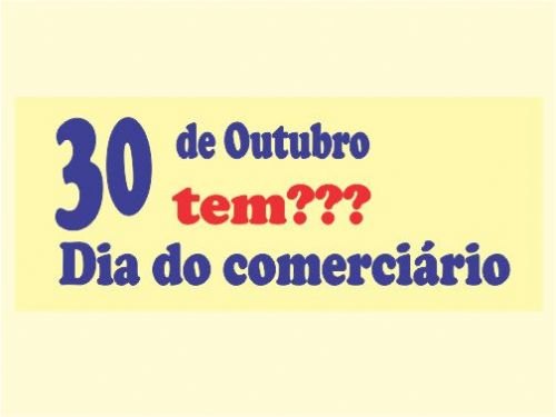 Registro da publicação: Dia do comerciário