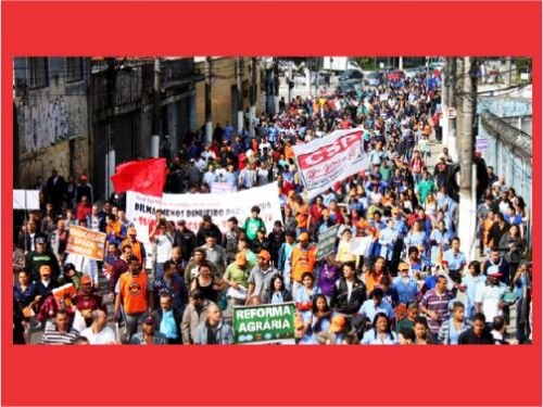 Registro da publicação: Dia histórico marca a entrada da classe trabalhadora na onda de protestos