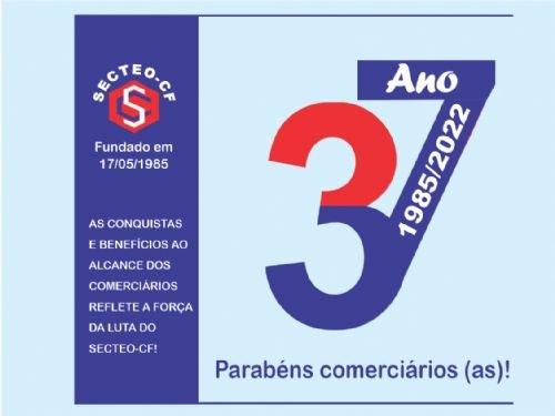 Registro da publicação: DIREÇÃO DO SECTEO CF PARABENIZA TRABALHADORES NO COMÉRCIO NO ANIVERSÁRIO DA ENTIDADE