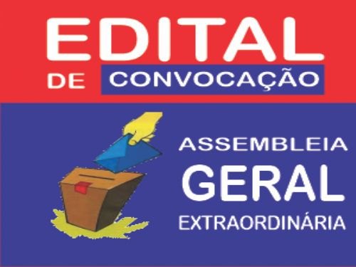 Registro da publicação: EDITAL ASSEMBLEIA GERAL EXTRAORDINÁRIA