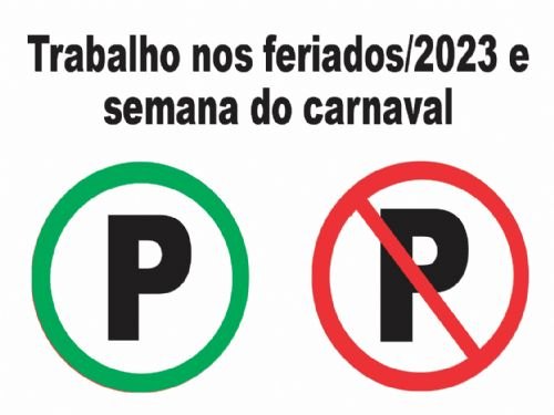 Registro da publicação: FERIADOS NACIONAIS E MUNICIPAIS 2023