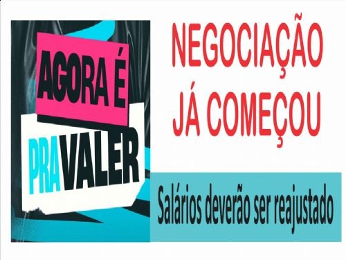 Registro da publicação: Negociação coletiva dos comerciários já começou