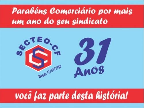 Registro da publicação: SECTEO-CF 31 ANOS