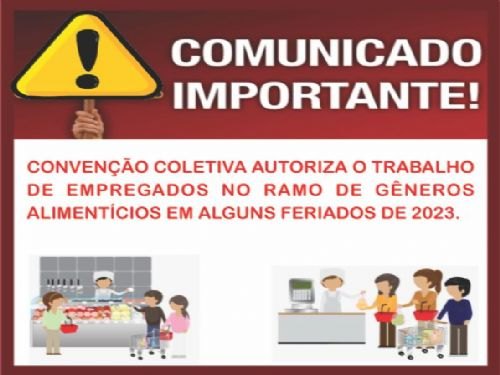 Registro da publicação: SECTEO-CF ASSINA CONVENÇÃO PARA TRABALHO EM ALGUNS FERIADOS DE 2023.