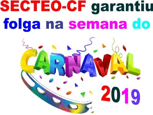 Registro da publicação: SINDICATO GARANTIU FOLGA NA SEMANA DO CARNAVAL 2019